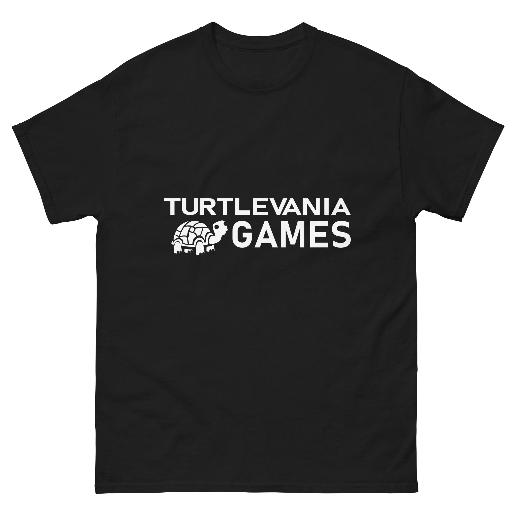 Turtlevania Games Black T-Shirt